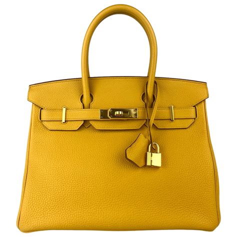 jaune ambre hermes|Hermes yellow handbags.